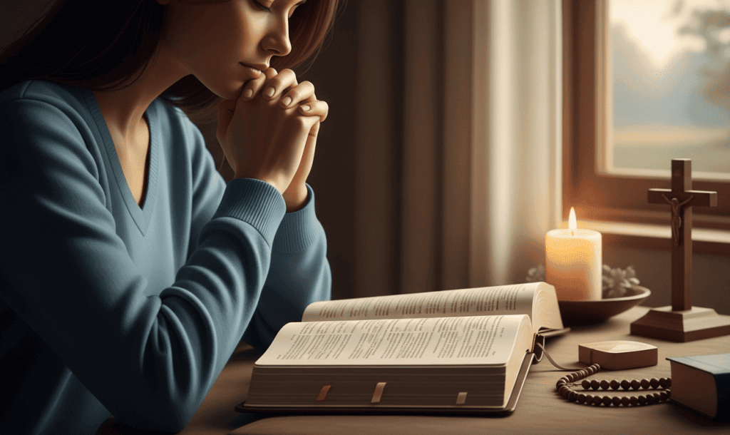 Orando Biblia Aberta
